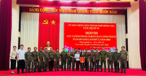 Nha Bích đạt giải Ba tại hội thi lực lượng tham gia bảo vệ ANTT ở cơ sở giỏi