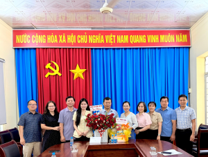 Xã Nha Bích thăm, chúc mừng các cơ quan báo chí nhân kỷ niệm 101 năm Ngày Báo chí Cách mạng Việt Nam