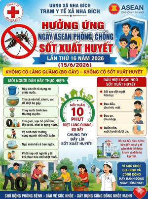 Hưởng ứng Ngày ASEAN phòng, chống sốt xuất huyết năm 2026