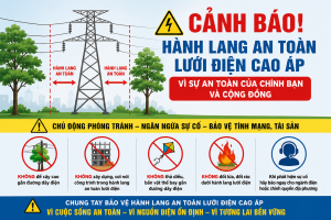 Chủ động bảo vệ hành lang an toàn lưới điện cao áp vì cuộc sống an toàn, ổn định