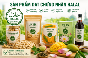 Chủ động phát triển sản phẩm Halal là cơ hội để nông sản Nha Bích mở rộng thị trường xuất khẩu