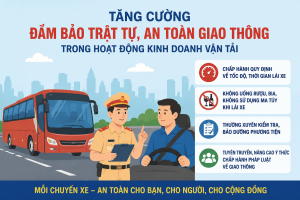 Xã Nha Bích triển khai các giải pháp tăng cường bảo đảm trật tự, an toàn giao thông trong hoạt động kinh doanh vận tải