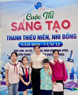 Nha Bích tham gia cuộc thi Sáng tạo thanh thiếu niên, nhi đồng cụm 12 năm 2026