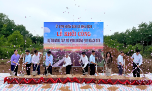 Khởi công Dự án nâng cấp, mở rộng đường quy hoạch NT8: Khơi thông động lực phát triển từ sự đồng thuận của Nhân dân
