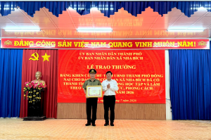 Công an xã Nha Bích nâng cao hiệu quả công tác bảo đảm an ninh, trật tự trong 6 tháng đầu năm 2026