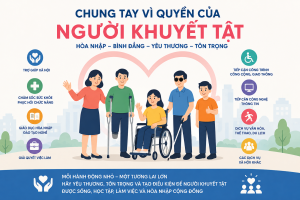 Chung tay bảo đảm quyền của người khuyết tật vì một xã hội hòa nhập, nhân văn