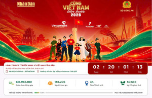 XÃ NHA BÍCH TỔ CHỨC CHƯƠNG TRÌNH ĐI BỘ “CÙNG VIỆT NAM TIẾN BƯỚC” NĂM 2026