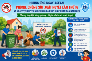 Nha Bích triển khai các hoạt động hưởng ứng Ngày ASEAN phòng, chống sốt xuất huyết lần thứ 16