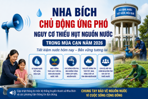 Nha Bích chủ động ứng phó nguy cơ thiếu hụt nguồn nước trong mùa cạn