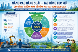 NÂNG CAO NĂNG SUẤT, TẠO ĐỘNG LỰC MỚI CHO TĂNG TRƯỞNG KINH TẾ ĐỒNG NAI