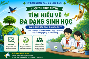 Nha Bích tuyên truyền cuộc thi trực tuyến “tìm hiểu về đa dạng sinh học”