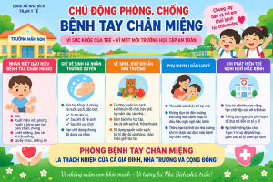 Tăng cường phòng, chống bệnh tay chân miệng trong các cơ sở giáo dục mầm non