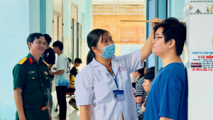 Xã Nha Bích sơ tuyển sức khỏe nghĩa vụ quân sự và thực hiện nghĩa vụ tham gia Công an nhân dân năm 2027