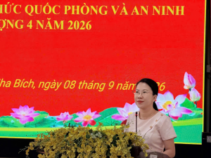 Xã Nha Bích khai giảng lớp cập nhật kiến thức quốc phòng và an ninh đối tượng 4 năm 2026