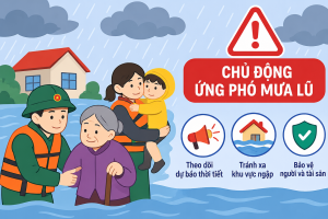 Nha Bích chủ động triển khai công tác ứng phó, khắc phục hậu quả mưa lũ