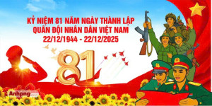 Kỷ niệm 81 năm ngày thành lập Quân đội nhân dân Việt Nam (22/12/1944 - 22/12/2025)