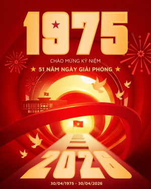 Tuyên truyền kỷ niệm 51 năm ngày Giải phóng miền Nam 30/4/1975 - 30/4/2026