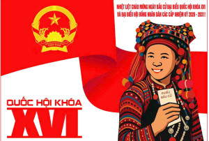 Chào mừng ngày bầu cử đại biểu Quốc hội khoá XVI và đại biểu HĐND các cấp nhiệm kỳ 2025-2030