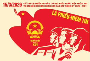 Tuyên truyền bầu cử Đại biểu Quốc hội và HĐND các cấp nhiệm kỳ 2026 -2031