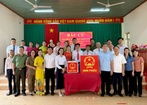 Đoàn kiểm tra công tác triển khai Bầu cử Đại biểu Quốc hội khóa XVI đánh giá cao công tác chuẩn bị bầu cử tại xã Nha Bích