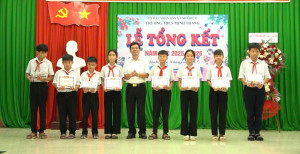 Trường THCS Minh Thắng tổ chức Lễ Bế giảng năm học 2025 - 2026