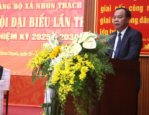 Đại hội Đại biểu Đảng bộ xã Nhơn Trạch lần thứ I, nhiệm kỳ...
