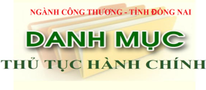 Danh mục thủ tục hành chính ngành công thương