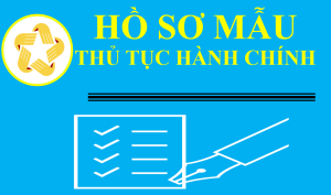 Bộ hồ sơ mẫu thực hiện TTHC cấp xã