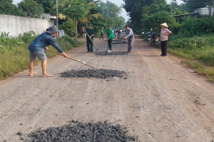 ngày 5 8 ra quân chào mừng Đại hội đảng bộ xã nhơn trạch