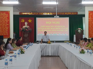 Hội nghị triển khai một số nội dung liên quan đến hoạt động của các cơ sở giáo dục mầm non độc lập