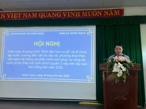 Hội nghị triển khai chương trình “Bình dân học vụ số” và tập huấn, hướng dẫn cán bộ cơ sở khai thác, vận hành hệ thống, phần mềm mới