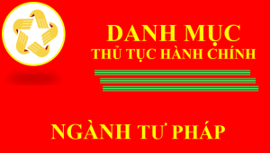 Danh mục ngành Tư pháp