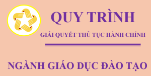 Quy trình ngành Giáo dục Đào tạo