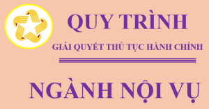 quy trình ngành Nội vụ