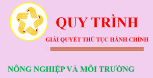 Quy trình giải quyết TTHC - Lĩnh vực Lâm nghiệp và kiểm lâm...