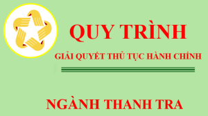 quy trình ngành thanh tra