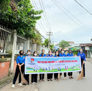 Tuổi trẻ Nhơn Trạch ra quân Ngày Chủ nhật xanh toàn quốc lần thứ VIII năm 2025