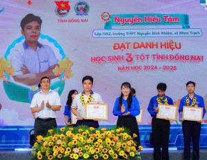 Nguyễn Hiếu Tâm – Tấm gương sáng học sinh “3 tốt” của xã Nhơn Trạch