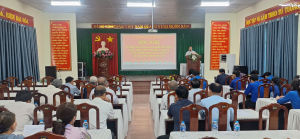 Xã Nhơn Trạch tổ chức hội nghị tuyên truyền bảo vệ môi trường, thực hiện chuyển đổi xanh và phát triển bền vững docx