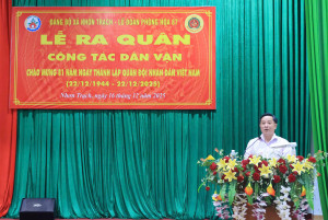 Xã Nhơn Trạch ra quân làm công tác dân vận chào mừng 81 năm...