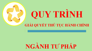 Quy trình ngành Tư pháp