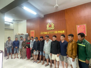 PHÁT HIỆN, XỬ LÝ NHÓM ĐỐI TƯỢNG ĐÁNH BẠC  DƯỚI HÌNH THỨC “XÓC BẦU CUA” TRÊN ĐỊA BÀN XÃ