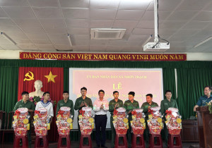 Xã Nhơn Trạch đón 84 quân nhân hoàn thành nghĩa vụ quân sự...