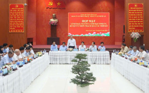 Họp mặt các đồng chí lãnh đạo, nguyên lãnh đạo Tỉnh ủy, Huyện ủy Nhơn Trạch dịp đầu năm mới