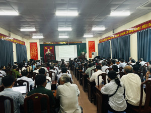 Xã Nhơn Trạch tham dự Hội nghị tập huấn nghiệp vụ công tác bầu cử