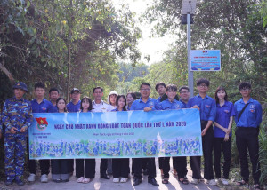 Tuổi trẻ xã Nhơn Trạch chung tay xây dựng môi trường sống xanh – sạch – đẹp