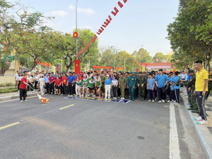 Xã Nhơn Trạch tổ chức Lễ phát động Ngày chạy Olympic vì sức khỏe toàn dân năm 2026