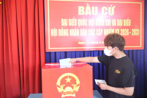 Đến 14 giờ 30 phút, gần 47,6 ngàn cử tri tham gia bầu cử