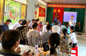 Chi bộ ấp 3 tổ chức sinh hoạt chuyên đề Quý I/2026 về phát triển văn hóa trong kỷ nguyên mới