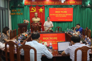 Hội nghị hướng dẫn đăng ký mô hình “Dân vận khéo” năm 2026